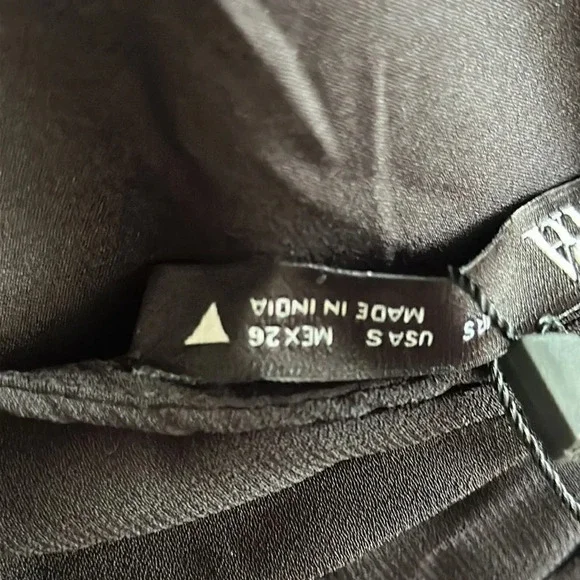 ZARA | Black | RUFFLED FLORAL DRESS - Picture 15 of 16